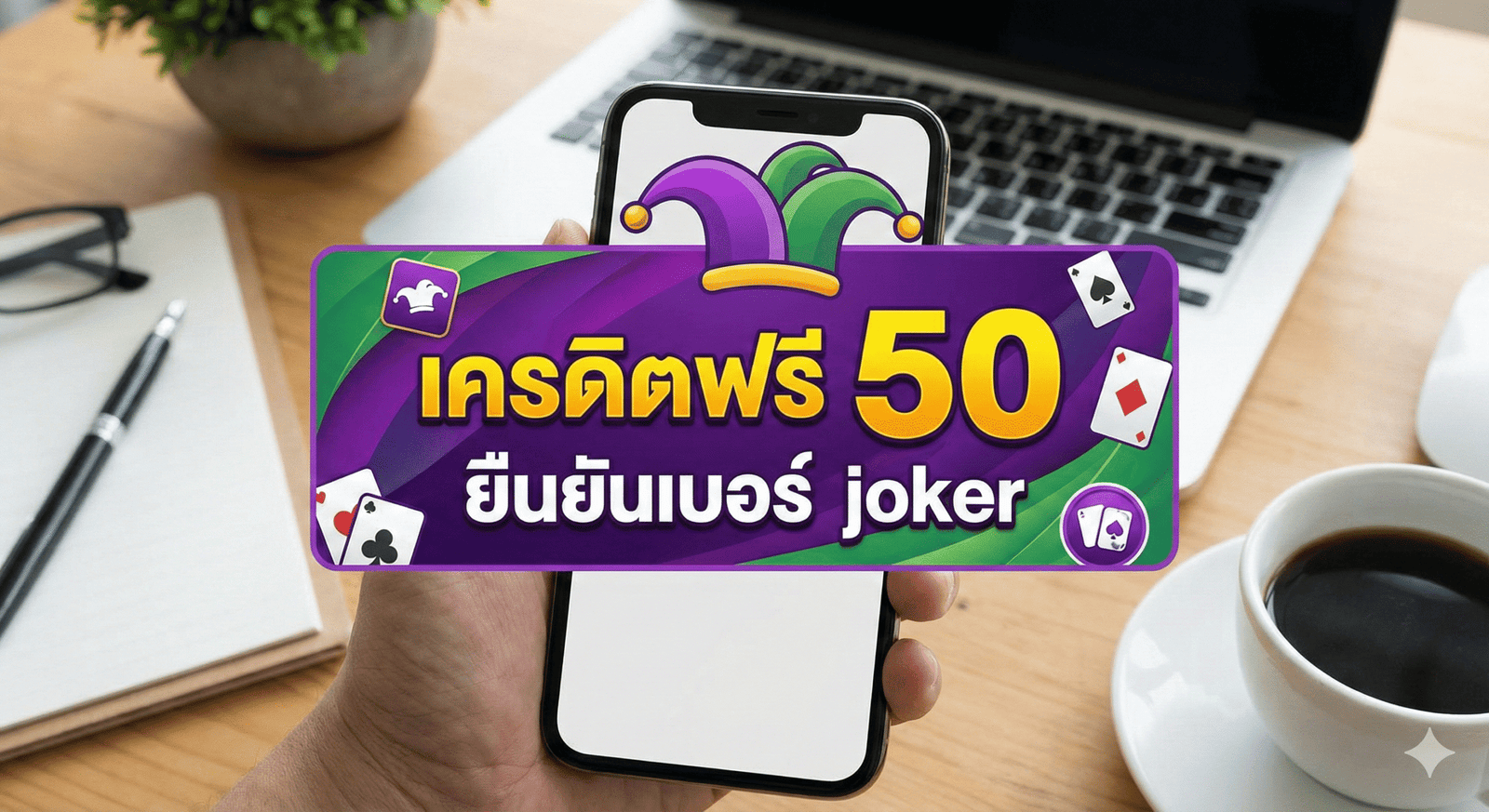 เครดิตฟรี50 ยืนยันเบอร์ joker