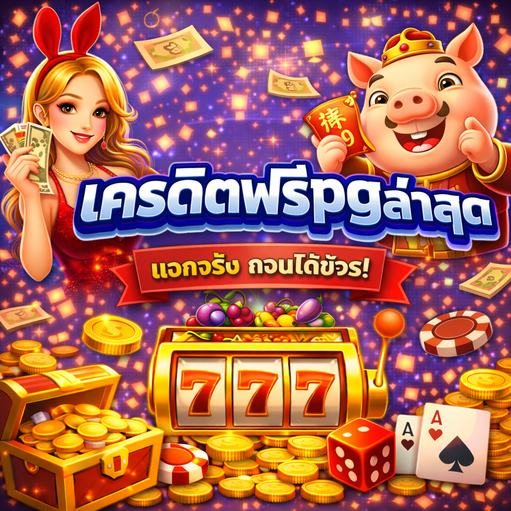 เครดิตฟรีpgล่าสุด อัปเดตใหม่ ทดลองเล่นง่าย สบายใจ