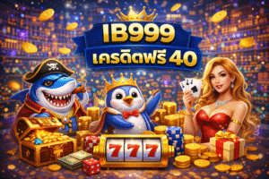 เจาะลึก ib999 เครดิตฟรี 40 อธิบายแนวคิด ข้อดี เงื่อนไข เทคนิคใช้งาน และวิธีเลือกแพลตฟอร์มอย่างปลอดภัย