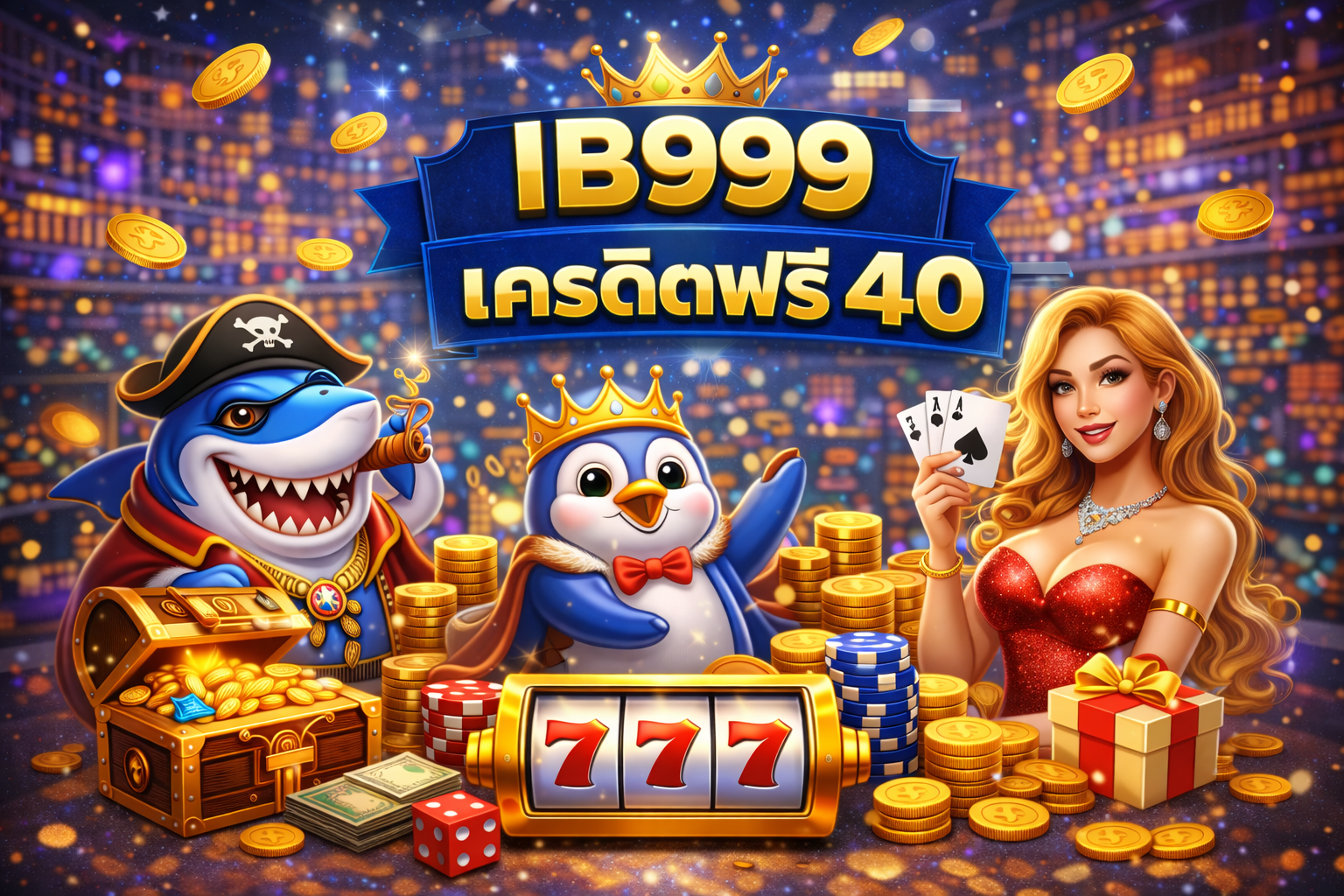 เจาะลึก ib999 เครดิตฟรี 40 อธิบายแนวคิด ข้อดี เงื่อนไข เทคนิคใช้งาน และวิธีเลือกแพลตฟอร์มอย่างปลอดภัย