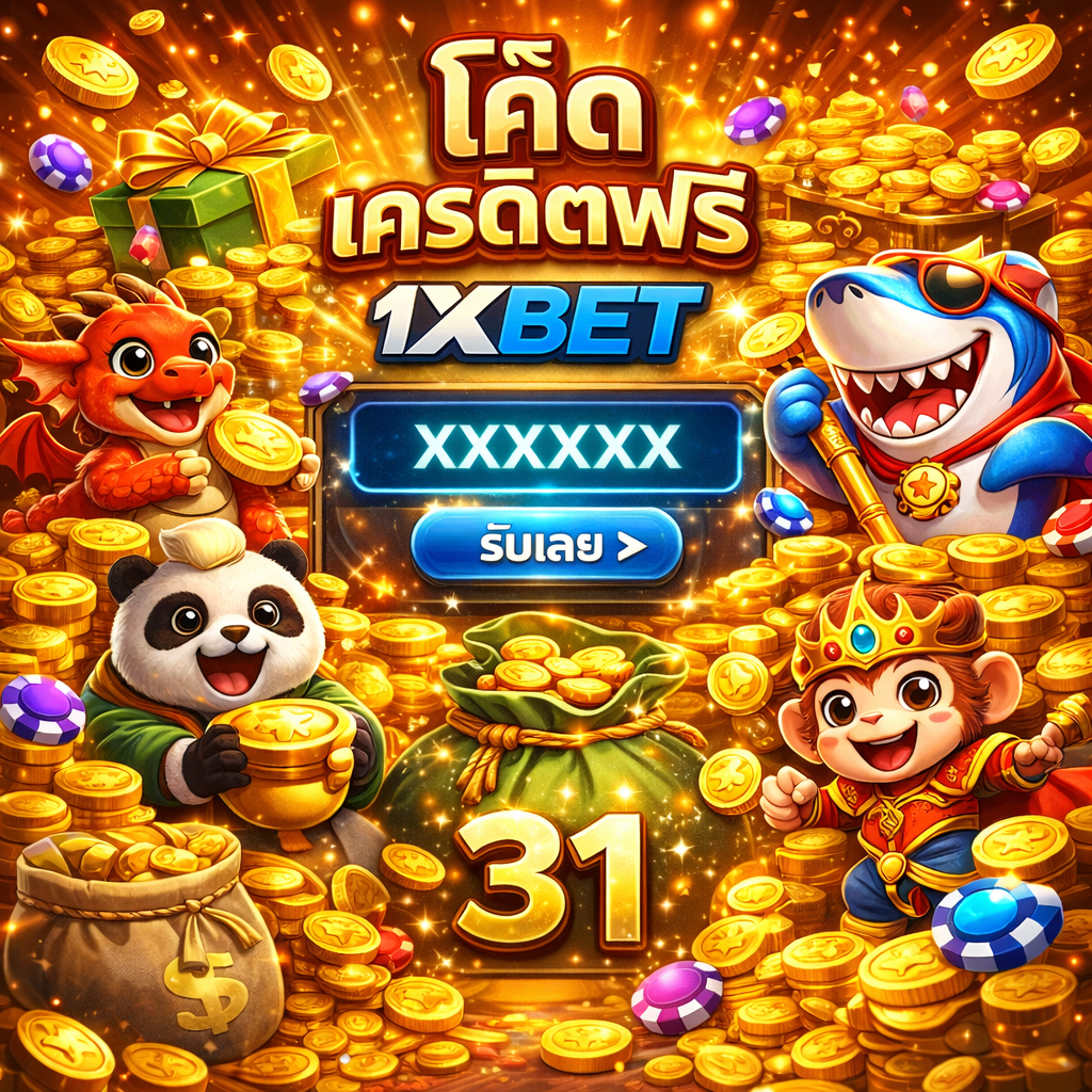 เจาะลึกโค้ด เครดิตฟรี 1xbet อธิบายแนวคิด วิธีใช้งาน ข้อดี เงื่อนไขที่ควรรู้ และเทคนิคเริ่มต้นอย่างปลอดภัย เหมาะทั้งมือใหม่และสายทดลองเล่น
