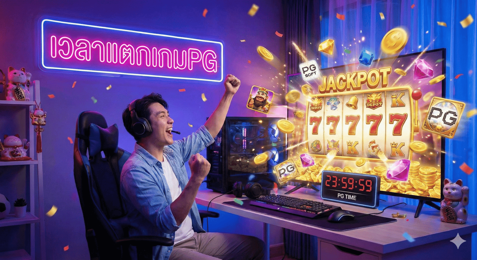 เวลาแตกเกมpg