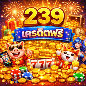 239 เครดิตฟรี อัปเดตล่าสุด ปี 2026 ทางเลือกใหม่ของสายเล่นจริง สมัครง่าย ใช้งานได้ทันที