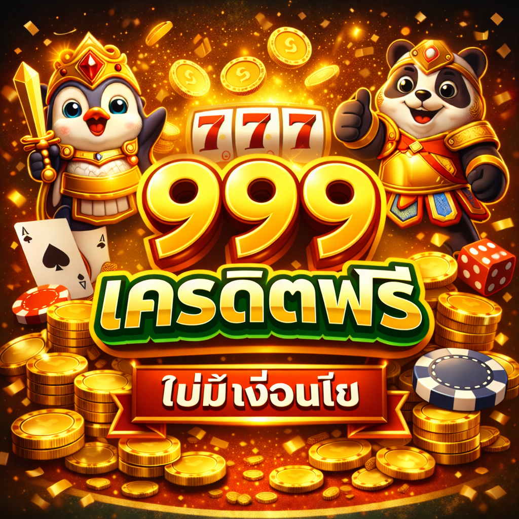999เครดิตฟรี โปรสล็อตยอดนิยม เล่นง่าย โบนัสแรง สำหรับ
