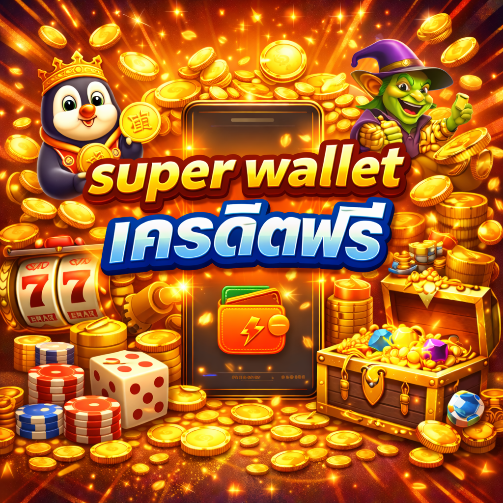 Super Wallet เครดิตฟรี สล็อตวอเลทมาแรง ฝากถอนออโต้ เล่นง่าย อัปเดตล่าสุด 2026