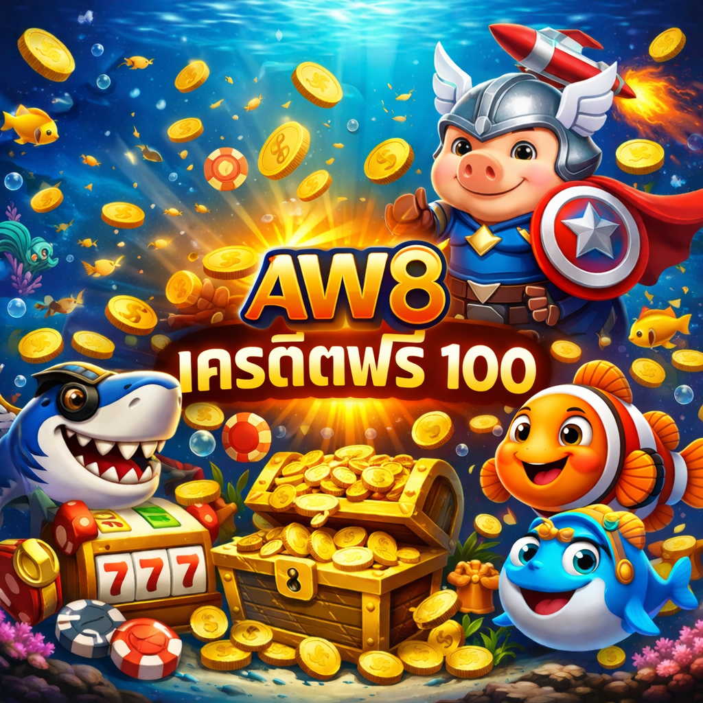 aw8 เครดิตฟรี 100 โปรสล็อตทดลองเล่นยอดนิยม สมัครง่าย ไม่ต้องฝาก อัปเดตล่าสุด