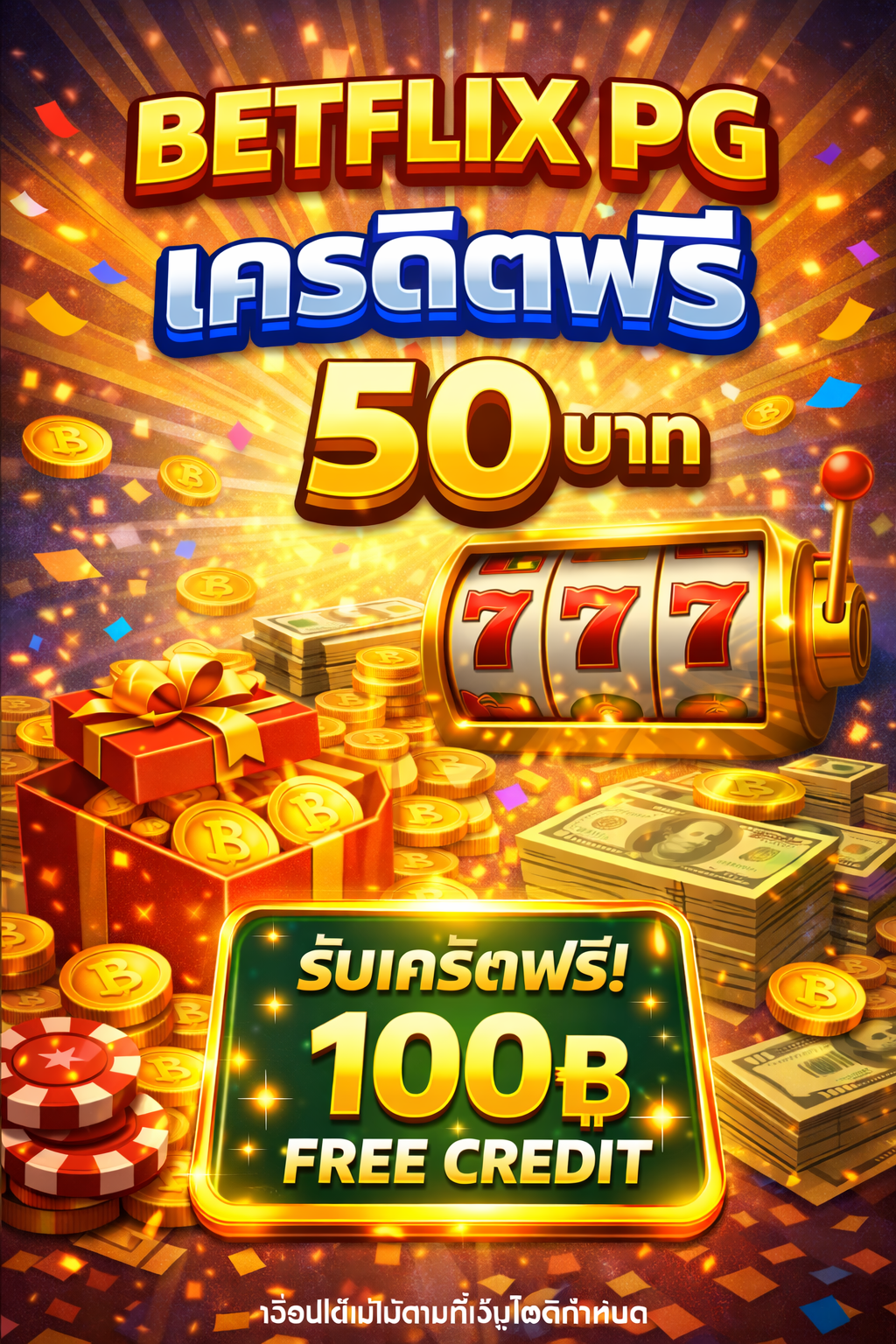 betflix pg เครดิตฟรี 50 ล่าสุด 2026 แจกจริง ไม่ต้องฝาก เล่นได้ทันที เว็บตรงปลอดภัย