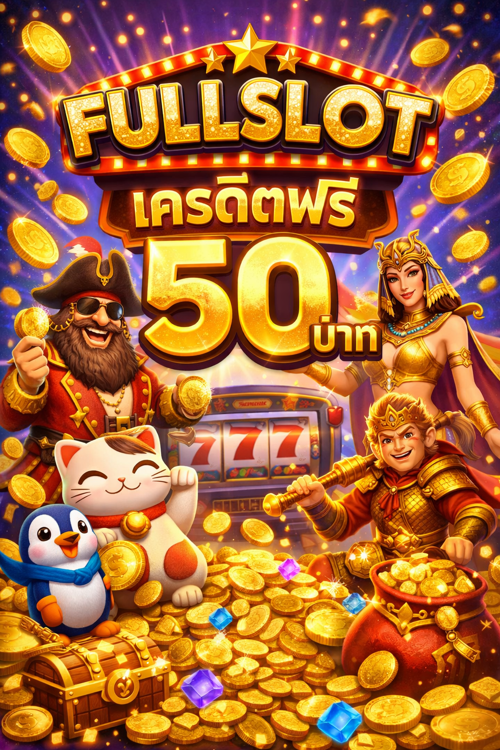 fullslot เครดิตฟรี 50 บาท โปรสล็อตยอดนิยม ทดลองเล่นฟรี ลุ้นถอนจริง อัปเดตปี 2026