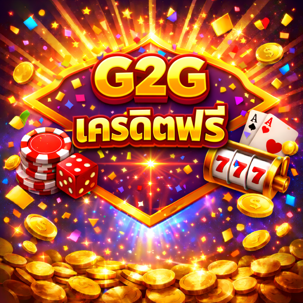 g2gเครดิตฟรี โปรสล็อตแจกจริง สมัครง่าย ทดลองเล่นสล็อตฟรี
