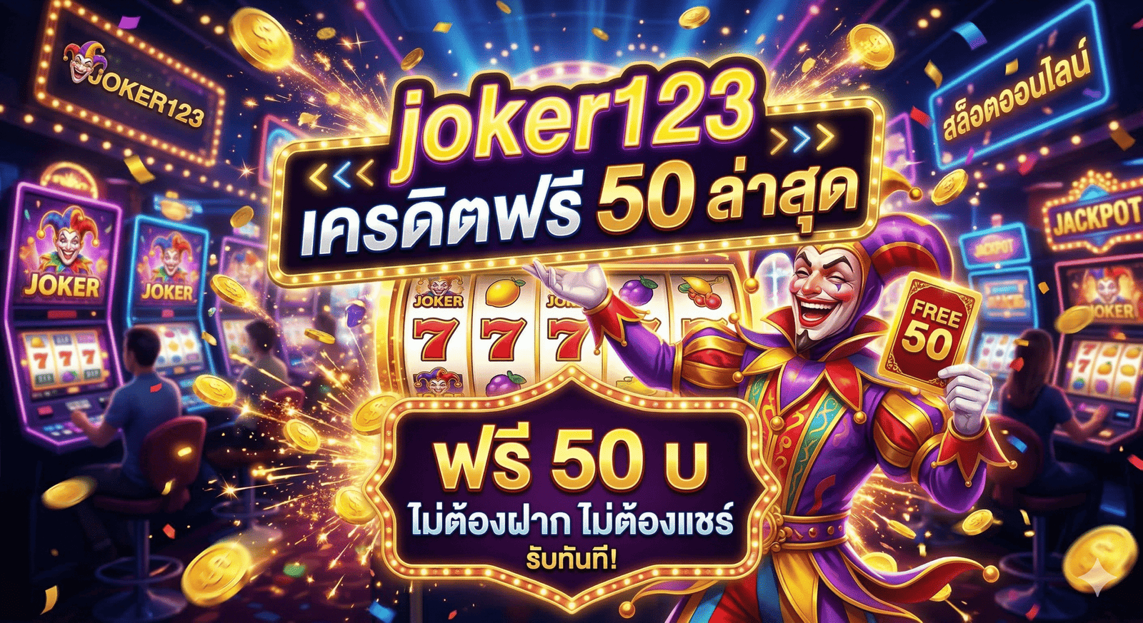 joker123 เครดิตฟรี 50 ล่าสุด