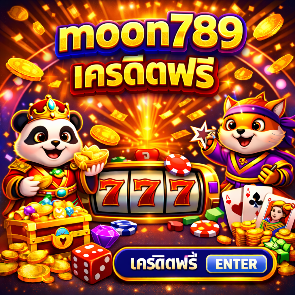 moon789 เครดิตฟรี โปรสล็อตทดลองเล่นยอดนิยม สมัครง่าย เล่นฟรี ลุ้นถอนจริง ปี 2026