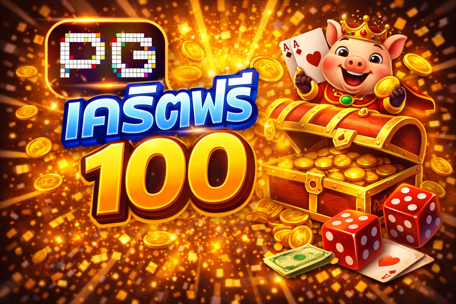 pg เครดิตฟรี 100 ไม่ต้องฝาก เล่นง่าย แตกไว สายสล็อตห้ามพลาด อัปเดต 2026