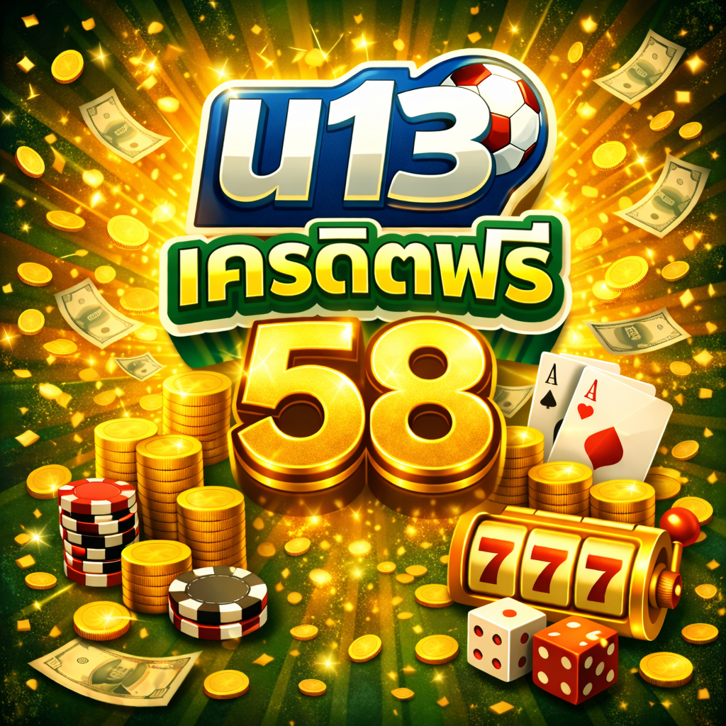 u13 เครดิตฟรี 58 โปรสล็อตทดลองเล่น สมัครง่าย โบนัสฟรี เล่นได้ทันที
