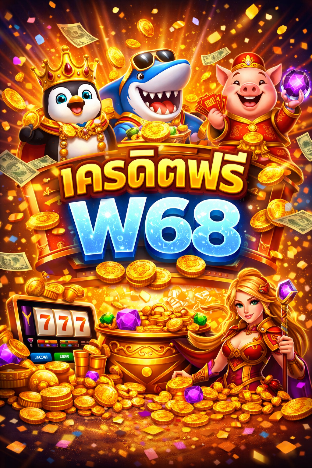 w68 เครดิตฟรี แจกจริงปี 2026 เล่นง่าย ถอนเร็ว พร้อมเทคนิคทำกำไร