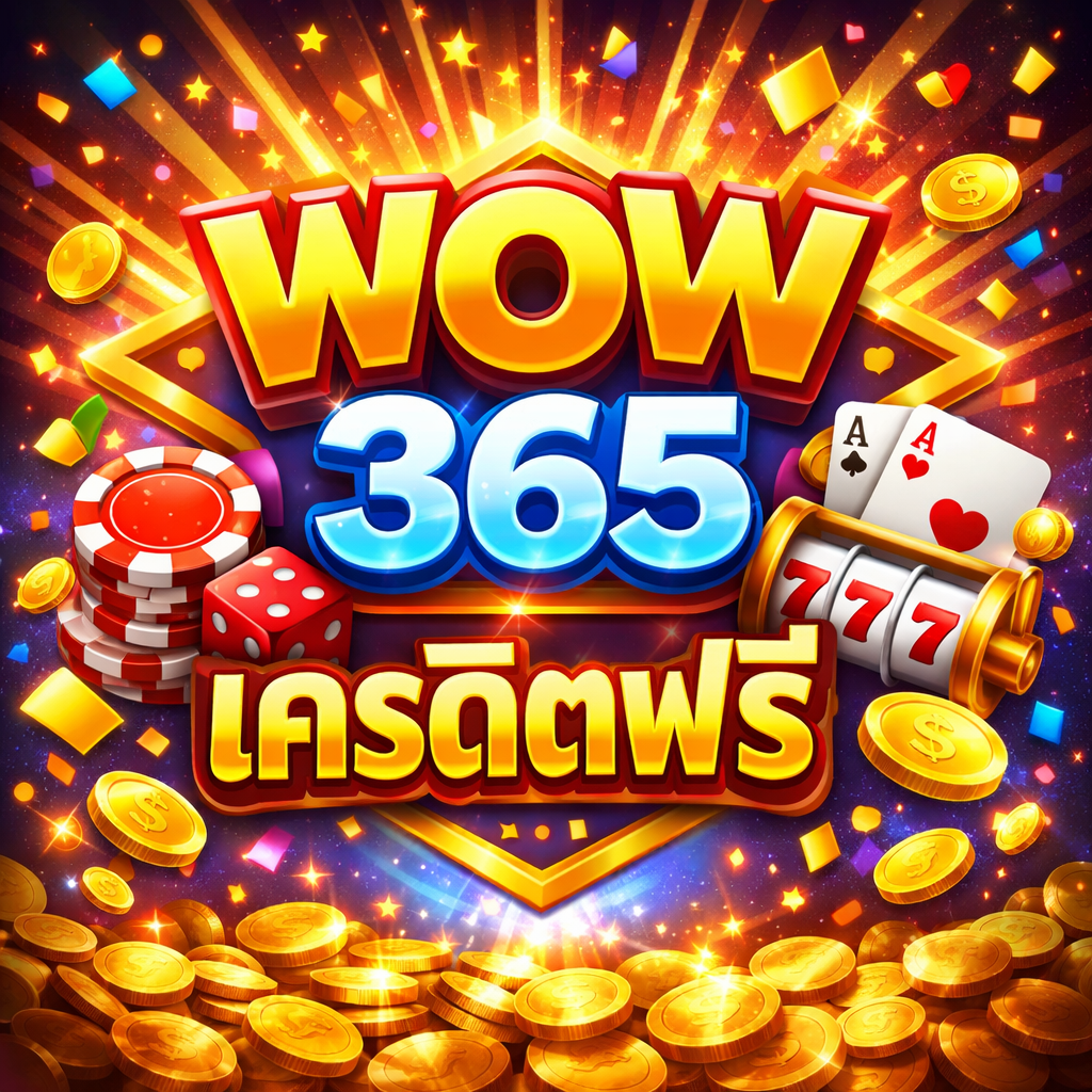 wow 365 เครดิตฟรี โปรสล็อตใหม่ล่าสุด ทดลองเล่นสล็อตฟรี สมัครง่าย