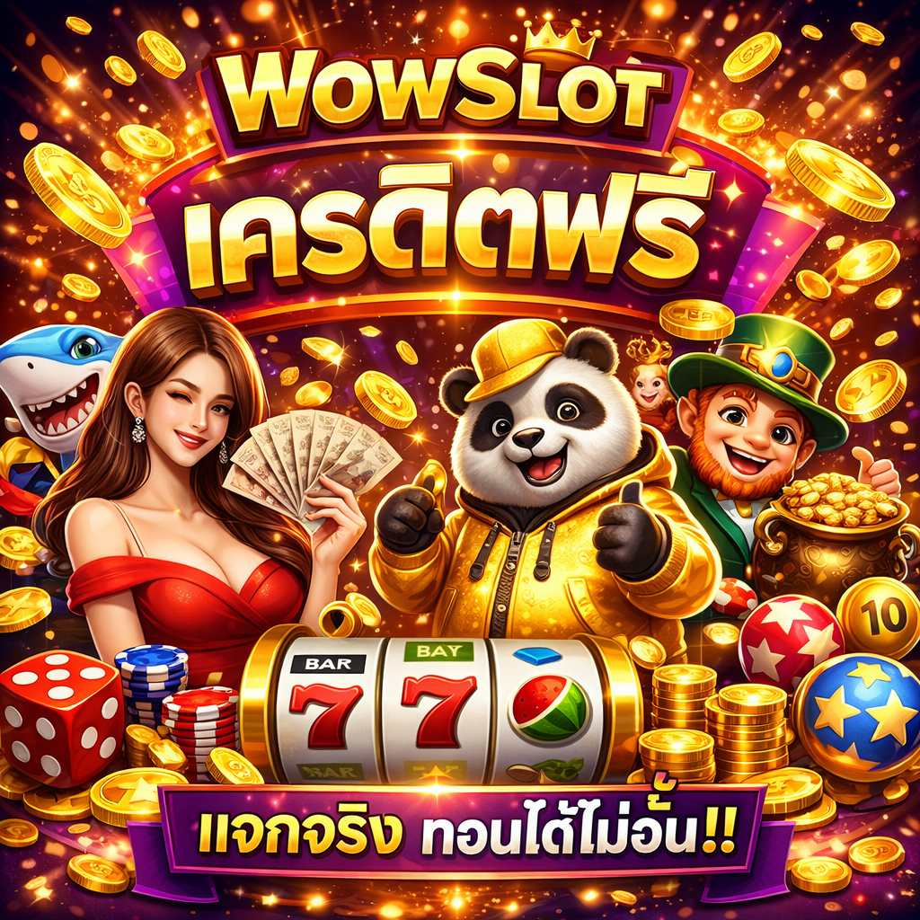 wowslot เครดิตฟรี โปรสล็อตมาแรง 2026 เล่นง่าย โบนัสจริง เว็บเกมออ