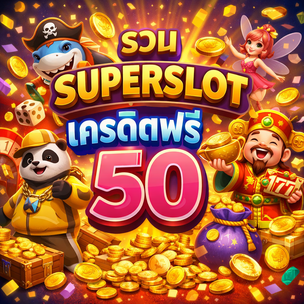 รวม superslot เครดิตฟรี 50