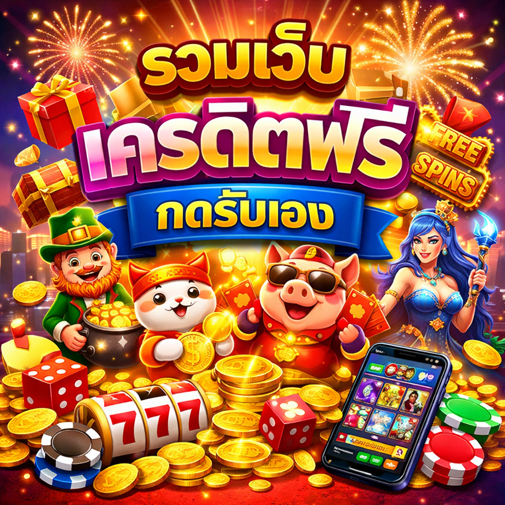 รวม เว็บ เครดิตฟรี กดรับเอง อัปเดตล่าสุด 2026 แหล่งรวมโปรแจกจริง ใช้ง่าย ไม่ต้องลุ้น