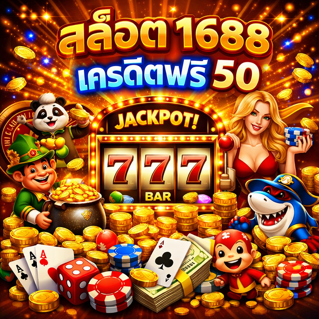 สล็อต 1688 เครดิตฟรี 50 ไม่ต้องฝาก เล่นง่าย แตกไว อัปเดตล่าสุด