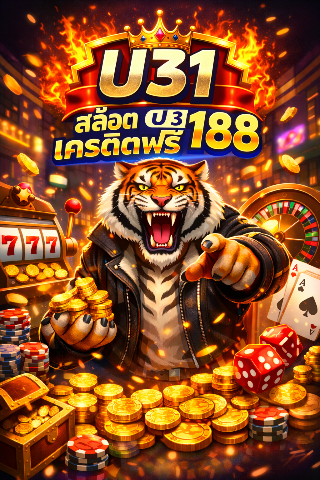 สล็อต u31 เครดิตฟรี 188 โปรสล็อตทดลองเล่นมาแรง สมัครง่าย ไม่ต้องฝาก อัปเดตล่าสุด