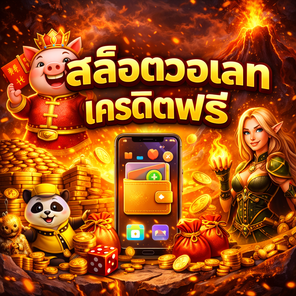 สล็อตวอเลท เครดิตฟรี เล่นง่าย ฝากถอนออโต้ รวดเร็ว เว็บสล็อต