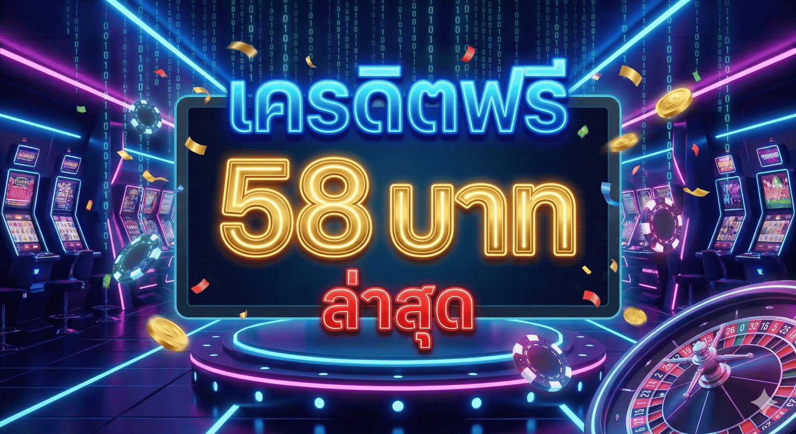 เครดิตฟรี 58 บาท ล่าสุด