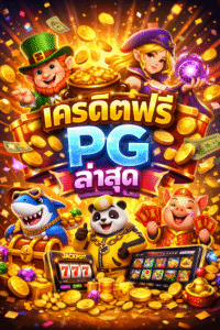 เครดิตฟรี PG ล่าสุด อัปเดตใหม่ เล่นง่าย แตกจริง พร้อมเคล็ดลับทำ
