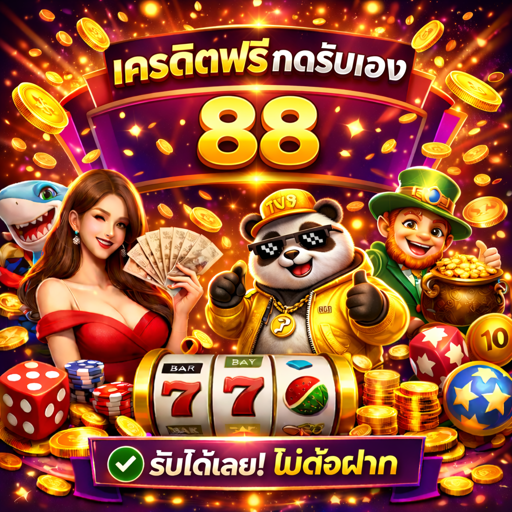 เครดิตฟรี กดรับเอง 88 โปรสล็อตมาแรง 2026 สมัครง่าย รับโบนัสทันที