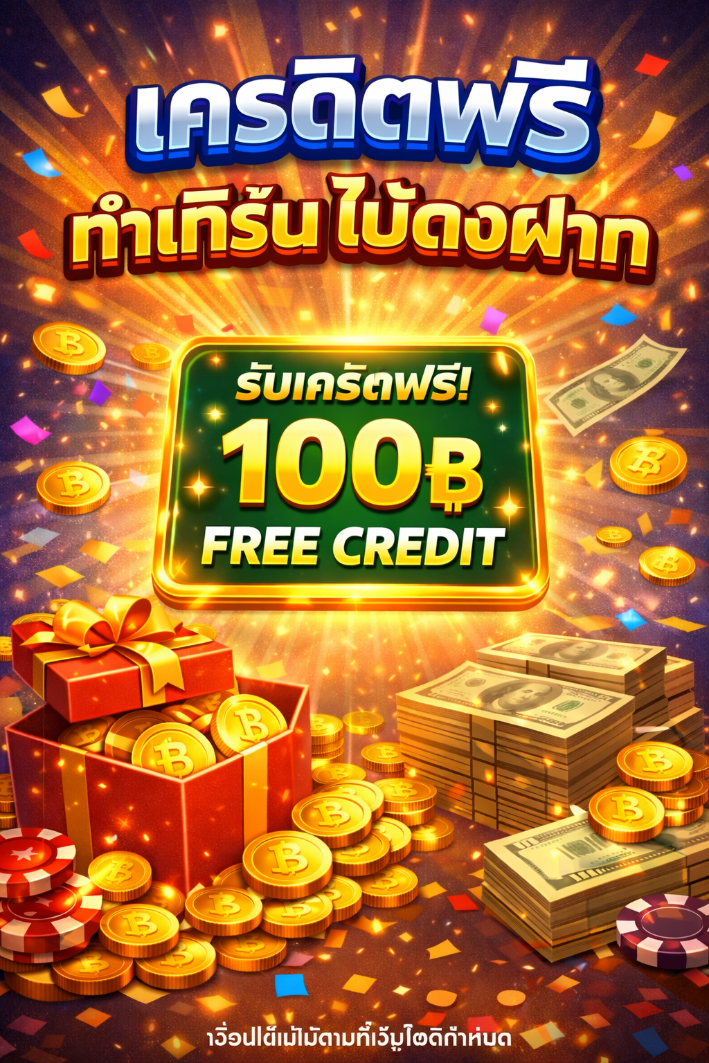 เครดิตฟรี ทําเทิร์น ไม่ต้องฝาก ล่าสุด 2026 รับโบนัสฟรี เล่นได้ทันที เว็บตรง