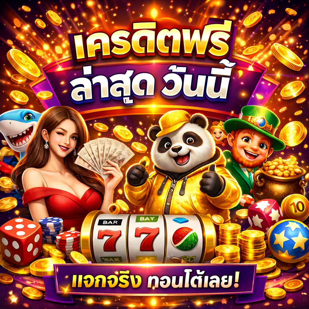 เครดิตฟรี ล่าสุด วันนี้ อัปเดตโปรสล็อตใหม่ 2026 เล่นฟรีได้เงินจริง เว็บเกมออนไลน์มาแรง