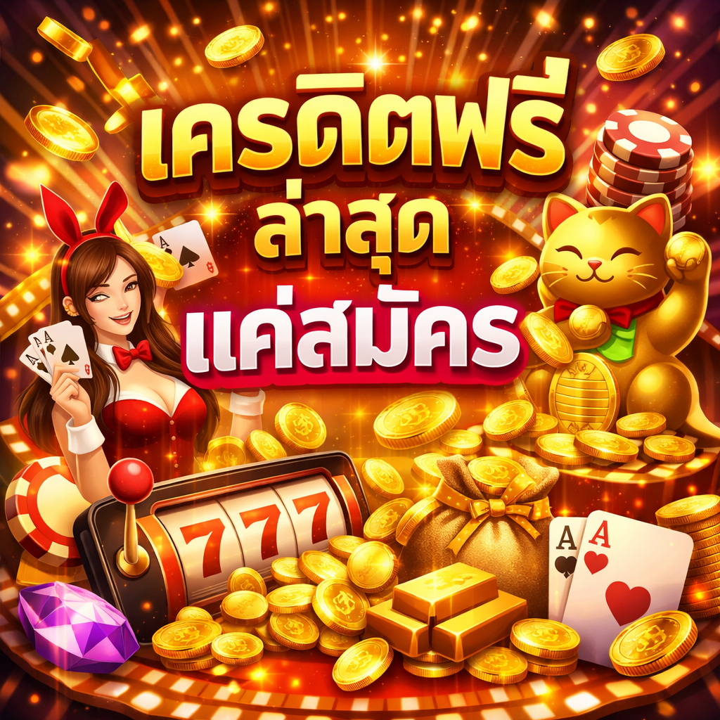 เครดิตฟรี ล่าสุด แค่สมัคร