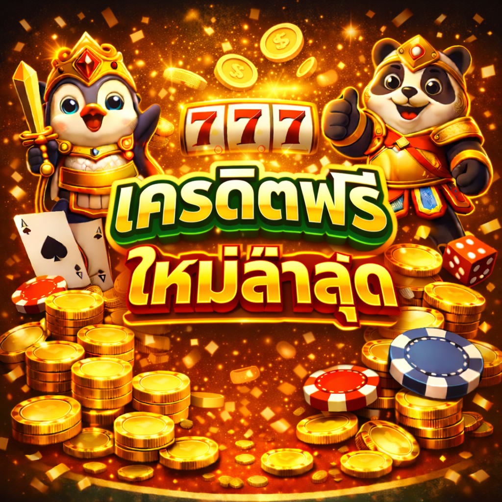 เครดิตฟรี ใหม่ล่าสุด โปรสล็อตมาแรง เล่นง่าย โบนัสจัดเต็มสำหรับนักล่าเครดิต