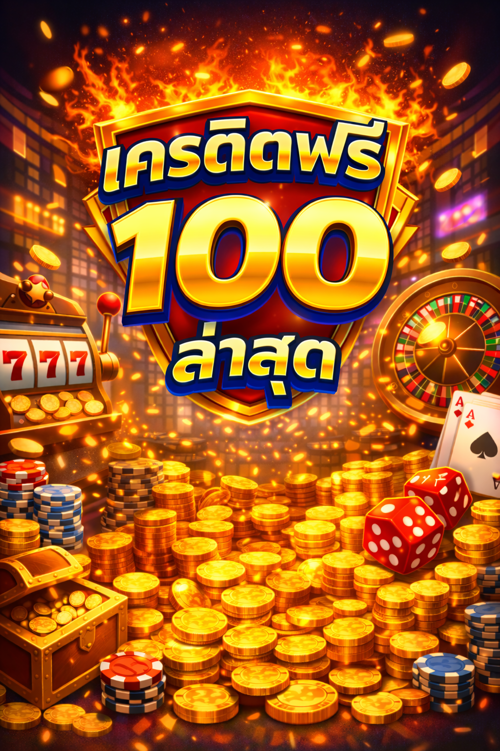 เครดิตฟรี100ล่าสุด โปรสล็อตมาแรง สมัครง่าย ไม่ต้องฝาก ทดลองเล่นสล็อตฟรี