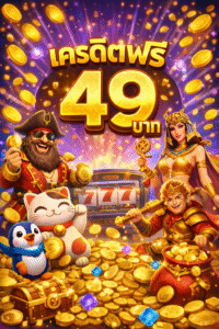 เครดิตฟรี49บาท โปรสล็อตทดลองเล่นยอดนิยม สมัครง่าย เล่นฟรี ลุ้นถอนจริง ปี 2026