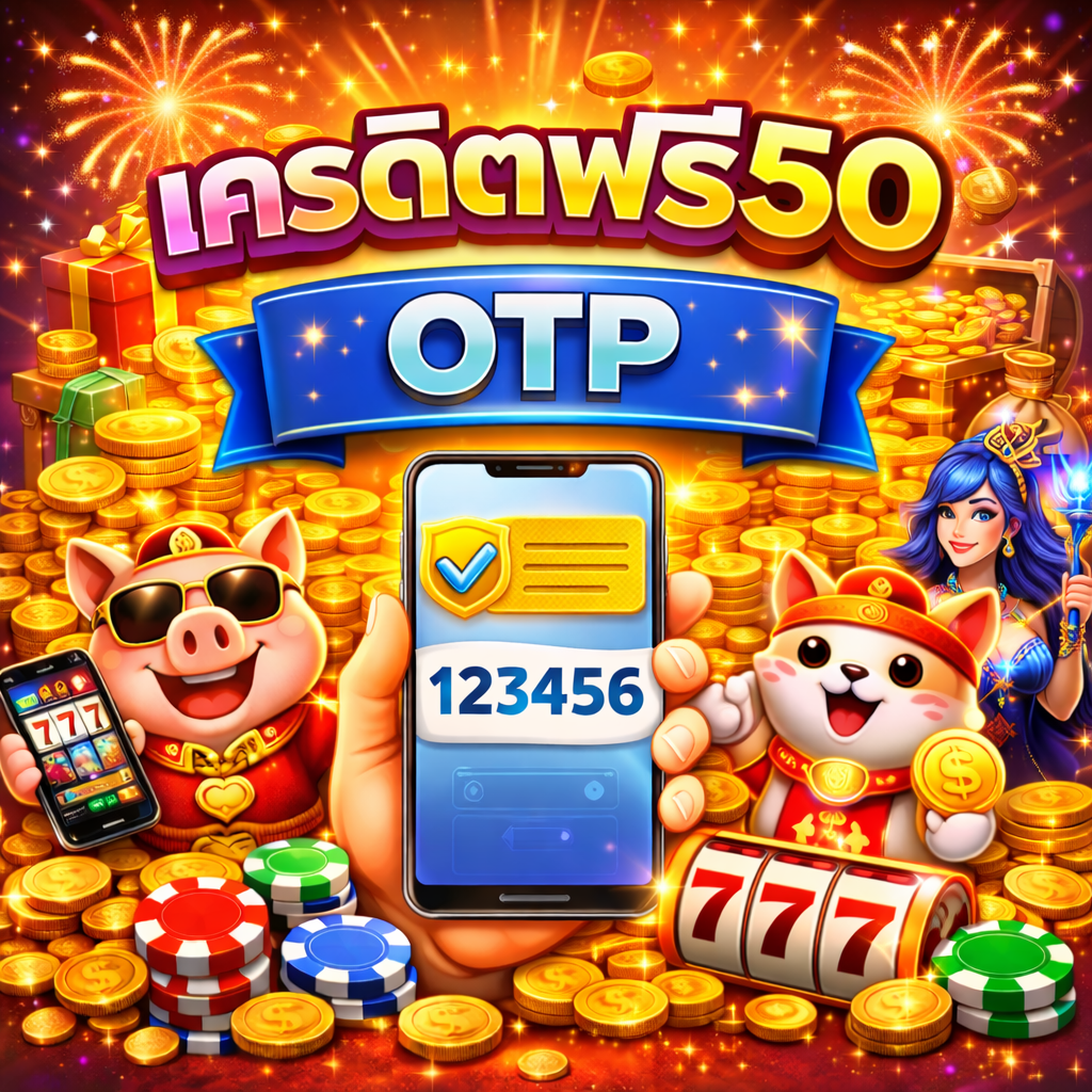 เครดิตฟรี50 otp อัปเดตล่าสุด ปี 2026 สมัครง่าย รับไว เล่นได้จริง ไม่ยุ่งยาก