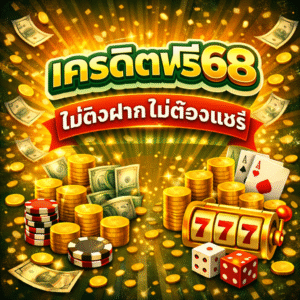 เครดิตฟรี68ไม่ต้องฝากไม่ต้องแชร์ โปรสล็อตทดลองเล่นมาแรง สมัครง่าย เล่นฟรีทันที