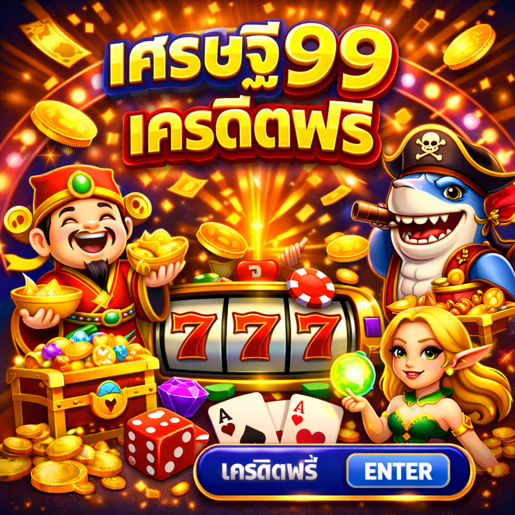 เศรษฐี99เครดิตฟรี โปรสล็อตทดลองเล่นยอดนิยม สมัครง่าย เล่นฟรี ลุ้นถอนจริง ปี 2026