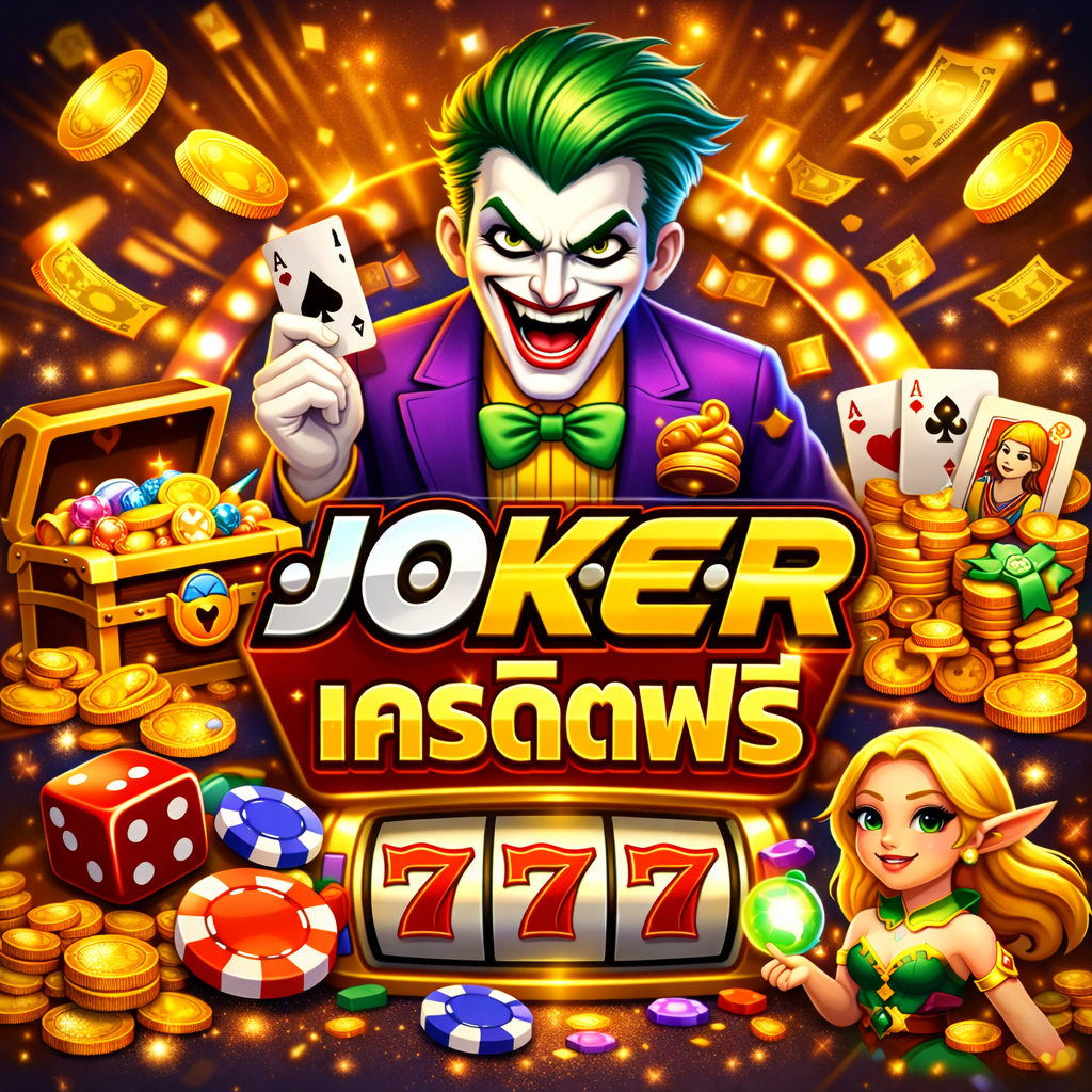 Jokerเครดิตฟรี โปรสล็อตยอดนิยม ทดลองเล่นสล็อตฟรี ลุ้นถอนจริง อัปเดตปี 2026