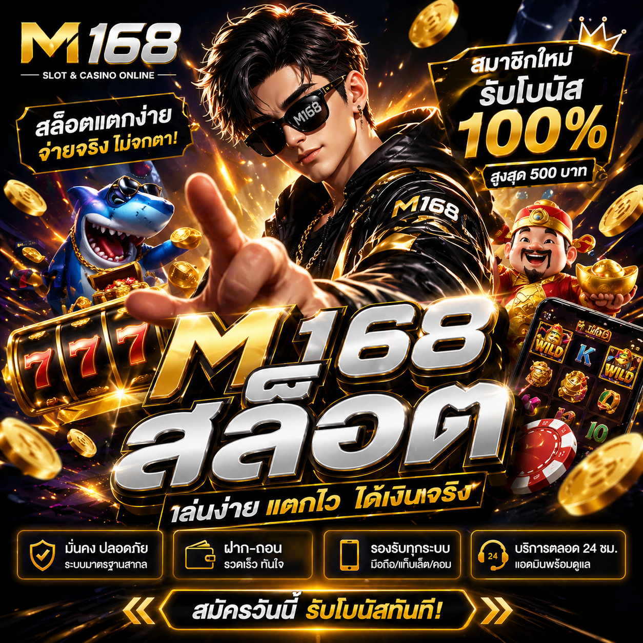 m168สล็อต