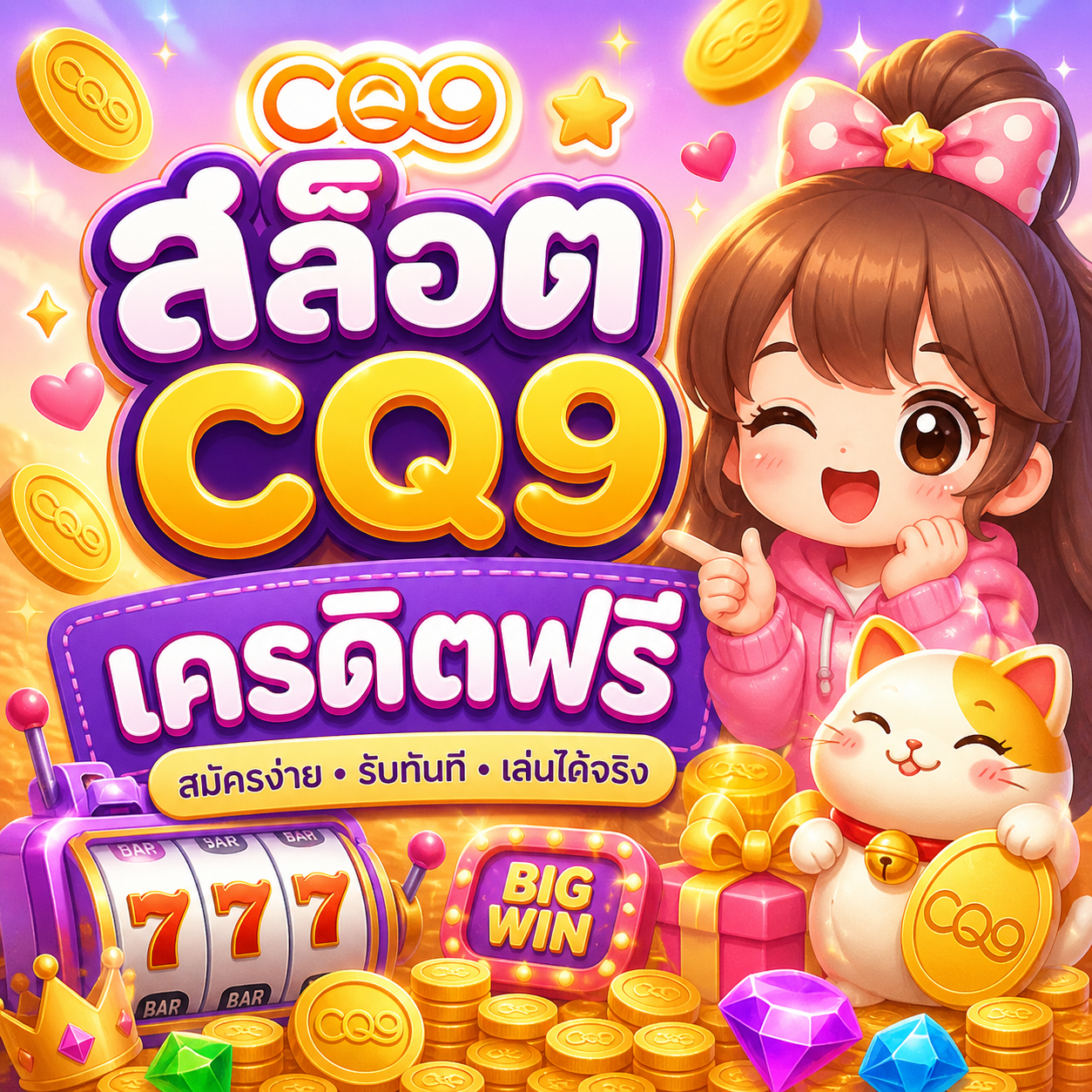 สล็อต cq9 เครดิตฟรี