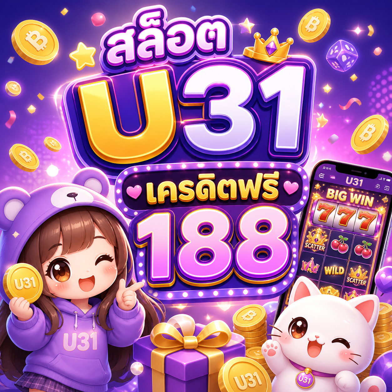 สล็อต u31 เครดิตฟรี 188