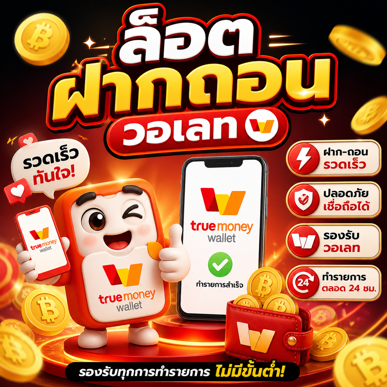 สล็อตฝากถอนวอเลท