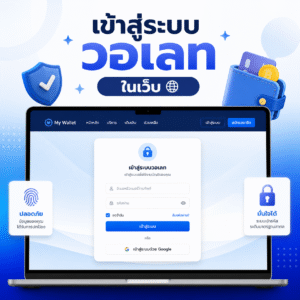 เข้าสู่ระบบ วอเลท ในเว็บ