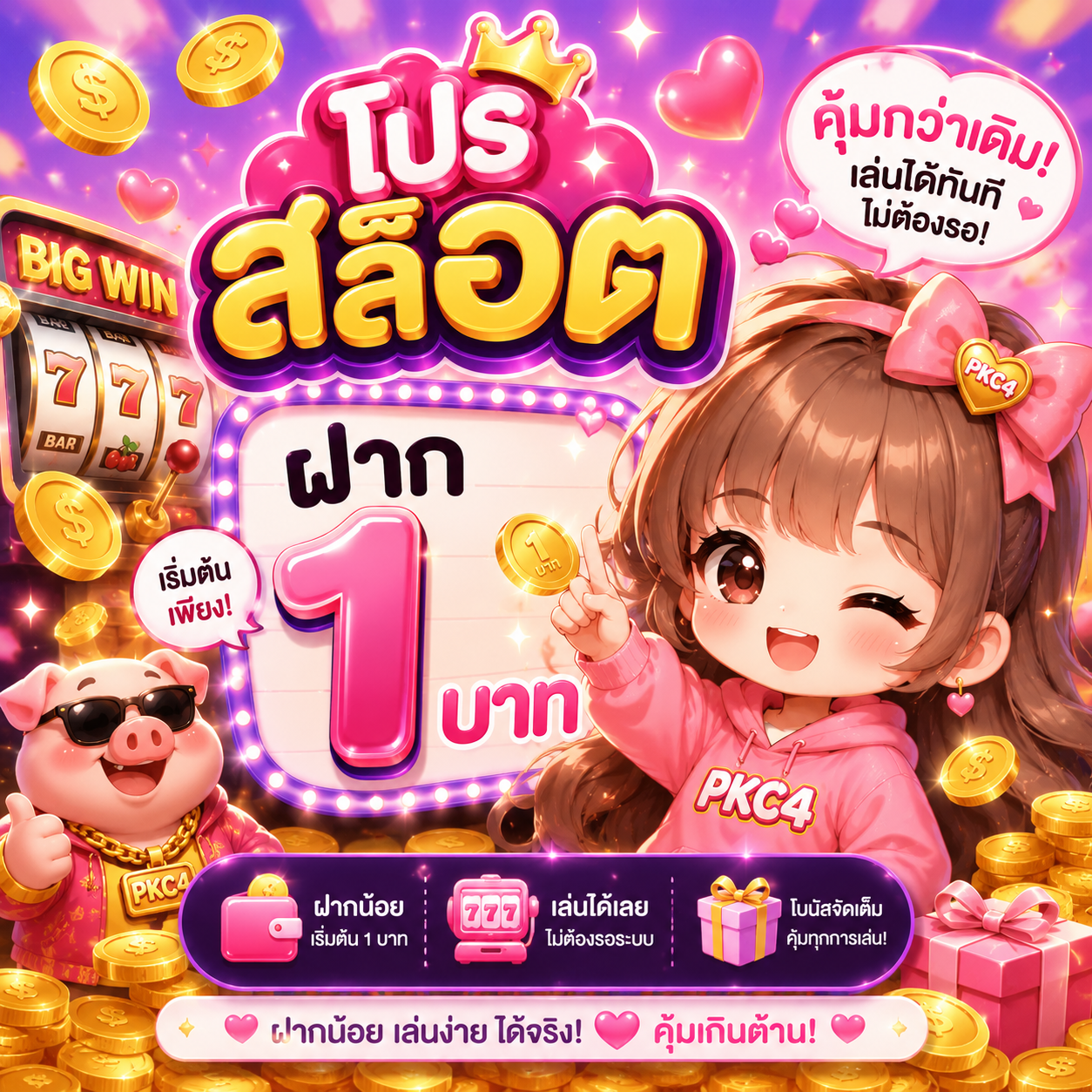 โปร สล็อต ฝาก 1 บาท